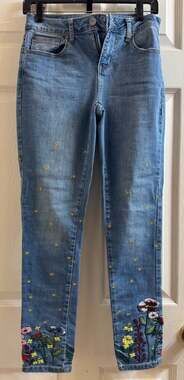 Earl Embroidered Skinny Jeans